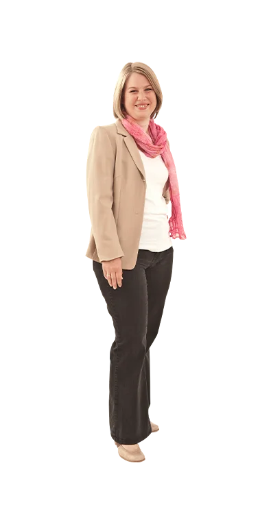 Mag. Irene Löffler im Business Outfit