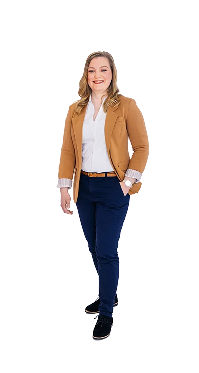 Katharina Beck, MSc (WU) im Business Outfit